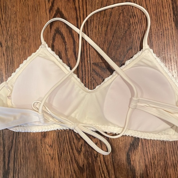 White Bikini Top| Size Medium| worn once - Picture 2 of 3